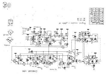 Moscow Deaf Aid Chazar 402 schematic circuit diagram